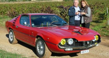 Une Alfa Romeo Montreal en Provence   + le nouveau Stelvio