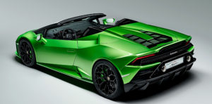 L'ébouriffante Lamborghini Evo spider