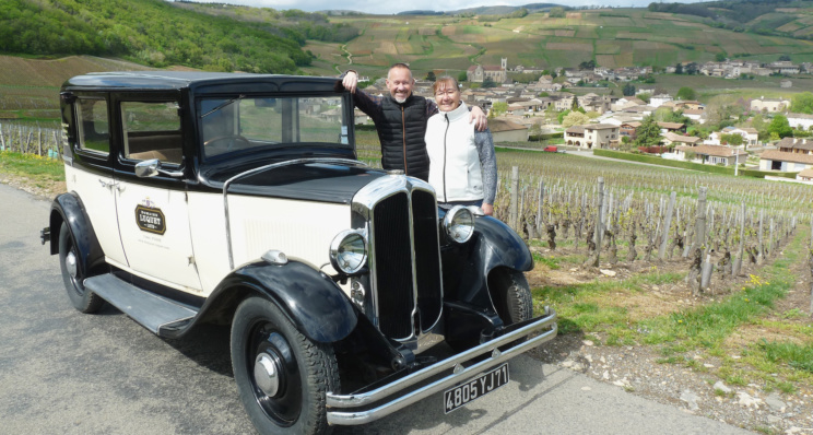 La Monaquatre qui roule au Pouilly-Fuissé